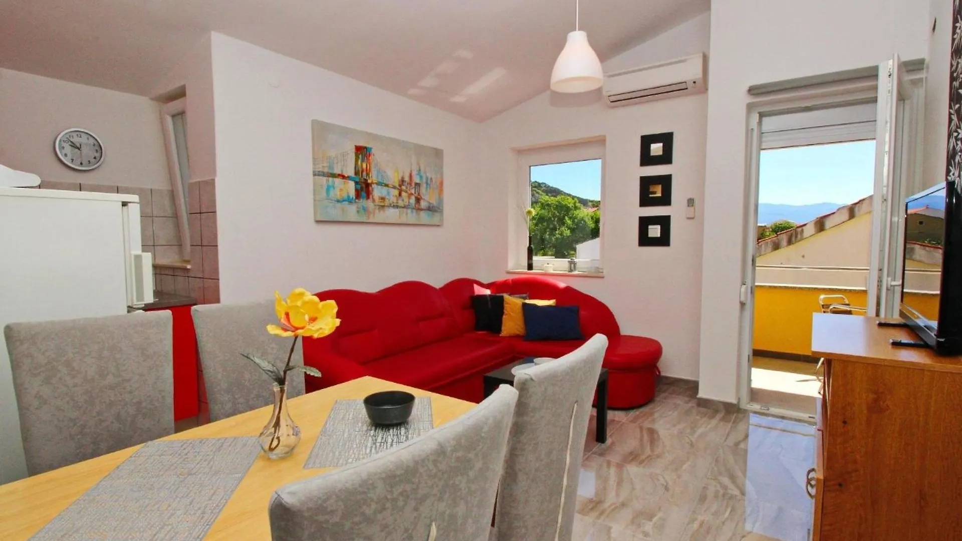 Ferienwohnung Fuer 4 Personen 1 Kind Ca 50 Qm In Baska, Kvarner Bucht Krk شقة